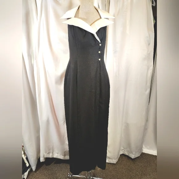 alex evenings white dress Alex Evenings 8134431 Long Ruffle Slit Formal Evening Dress main image 1